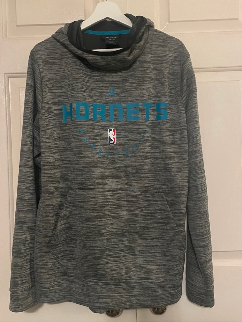 Jordan NBA Charlotte Hornets Dri-FIT Hoodie - Athleisure Pullover for Men size L